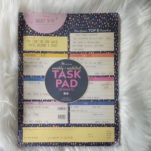 Weekly Undated Task Pad